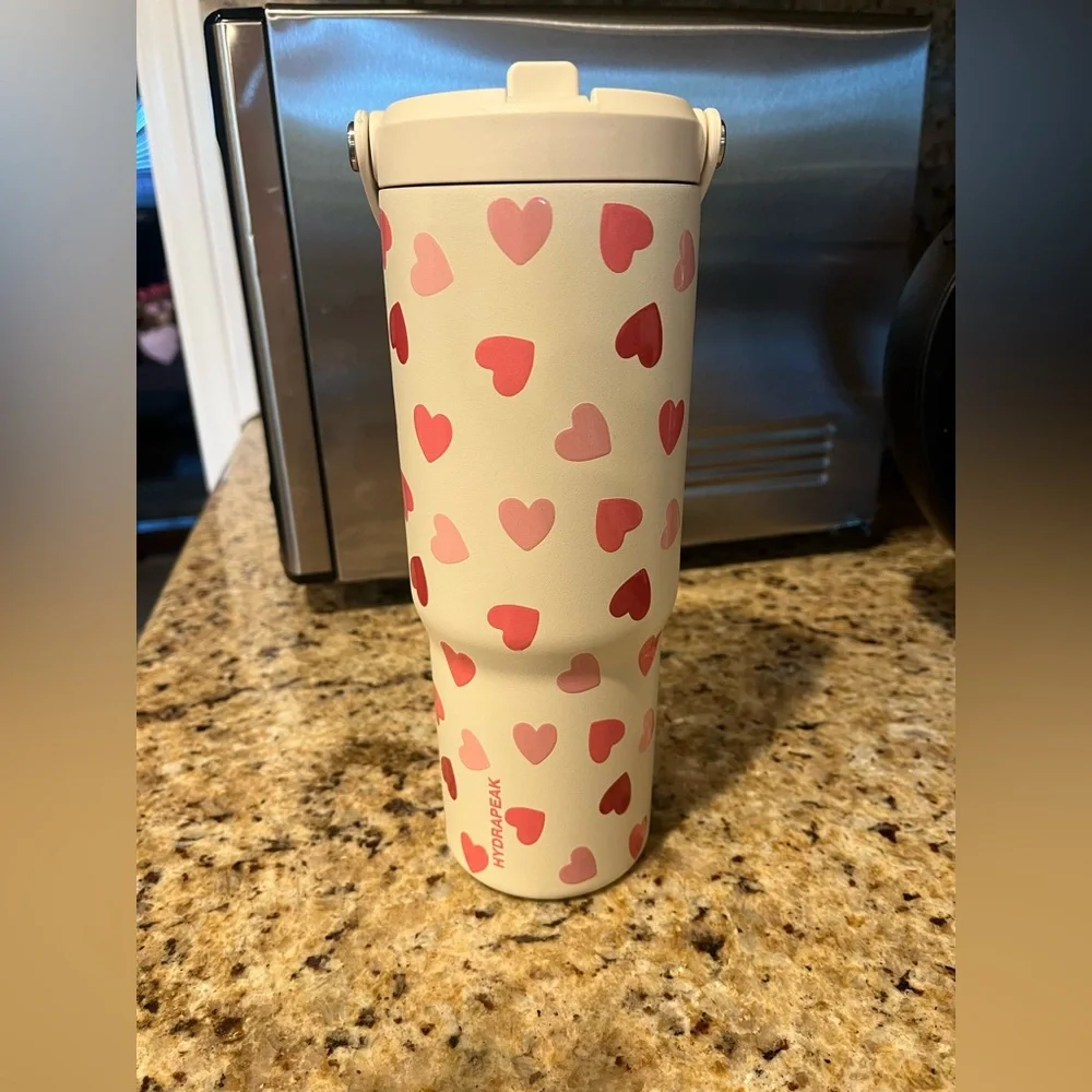 Hydrapeak Valentines Heart Patterned Tumbler